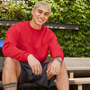 Hanes mens Ecosmart Sweatshirt, Charcoal Heather, Large US
