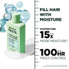Garnier Fructis Hair Filler Moisture Repair Shampoo, Sulfate Free Shampoo for Curly, Wavy Hair with Hyaluronic Acid, 10.1 Fl Oz, 1 Count