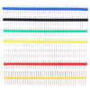 Glarks 70Pcs 2.54mm Straight Single Row Breakable PCB Board 40Pin Male Pin Header Connector Set for Arduino Prototype Shield (Needle Length Include 1