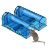 Blinc [2-Pack] Humane Mouse Trap - Catch and Release No-Kill Rodent Traps for Indoors & Outdoors - Safe for Children & Pets - Reusable Mouse Catcher