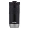 Contigo Byron Vacuum-Insulated Stainless Steel Travel Mug with Leak-Proof Lid Reusable Coffee Mug or Water Bottle BPA-Free 16oz Licorice Keeps Bevera