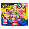 Heroes of Goo Jit Zu Marvel Mega Mini 6 Pack - Superhero Toys, Squishy, Stretchy, Gooey Mini Heroes - Ironman, Spider-Man, Captain America, Miles Mor
