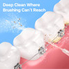 Bitvae Water Dental Flosser for Teeth, Rechargeable Water Teeth Cleaner Picks, 3 Modes 5 Intensities, IPX7 Waterproof, Oral Irrigator USB Cordless Wa