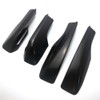 HIGH FLYING Car Accessories Black Roof Rack Rails End Cap Protection Cover Shell for Toyota RAV4 2001-2005