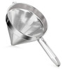 New Star Foodservice 34233 18/8 Stainless Steel China Cap Strainer, 8-Inch, Coarse Mesh