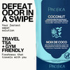 Pacifica Beauty Coconut Milk & Essential Oils Underarm Deodorant Wipes, Helps Remove Odor, Aluminum-Free, Vegan & Cruelty-Free, 30 Wipes (1-Pack)