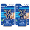 SleepRight Intra-Nasal Breathe Aids Breathing Aids for Sleep Nasal Dilator Snore Reducer - 2 Pack (4 Count)