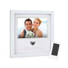 Pearhead Heart Thumbprint Photo Frame and Ink Kit, Wedding Keepsake Registry or Reception Idea, Clean-Touch Pad Included, Bridal Shower Gift, Wall Mo
