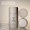Salt & Stone Aluminum Free Deodorant | Extra Strength 48 Hour Protection for Women & Men | Made with Seaweed Extracts, Niacinamide & Prebiotics | San