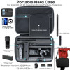 PellKing Accessories Kit for insta360 X5,Included Carrying Case with Belt,2 Pcs Metal 1/4" Adapter,Handlebar Clamp,Magnetic Mount,43in Selfie Stick,C