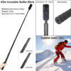 PellKing Accessories Kit for insta360 X5,Included Carrying Case with Belt,2 Pcs Metal 1/4" Adapter,Handlebar Clamp,Magnetic Mount,43in Selfie Stick,C