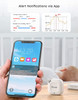 Govee Bluetooth Hygrometer Thermometer, Wireless Thermometer, Mini Humidity Sensor with Notification Alert, Data Storage and Export, 262 Feet Connect