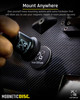 Mob Armor Magnetic Phone Mount Plates - Strong Adhesive Steel Discs for MobNetic Maxx & Mob Magnetic Car Mounts, Compatible with Phone Magnet Plates,