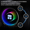 Thermalright Frozen Notte 360 Black ARGB V2 Water Cooling CPU Cooler, 360 Specification CPU Liquid Cooler,3 PWM Fans, S-FDB Bearings, Suitable for AM