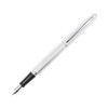 PILOT Metropolitan Collection Fountain Pen, Silver Barrel, Classic Design, Fine Nib, Black Ink (91113)