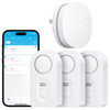 Govee WiFi Water Leak Detector 3 Packs, Leak Alert with Remotely Email/APP Push and Sound Alarm, Smart Water Sensor with 100dB Adjustable Alarm, Suit