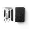 MANSCAPED® Shears 3.0, 5-Piece Precision Mens Nail Grooming Travel Kit, Stainless Steel Manicure Set with Fingernail & Toenail Clippers, Nail File,