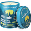Cliganic Mosquito Repellent Candle (9oz) | Citronella, DEET Free, Essential Oil Infused for Outdoor, Camping | Burns 40 Hours