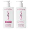 Native Vanilla & Cactus Flower Shampoo and Conditioner Contain Naturally Derived Ingredients |All Hair Type Color & Treated, Fine to Dry Damaged, Sul