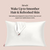 Kitsch Satin Pillowcase with Zipper for Hair & Skin - Softer Than Silk Pillow Cases, Smooth Cooling Satin Pillow Case, Wrinkle-Free, Machine Washable