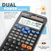 CATIGA SS-991EX Scientific Calculator with Advanced 550 Functions- Solar & Battery Powered, Multi-Function, High School & College Math, Trigonometry,