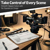 Flexzion Directors Film Clapper Board Film Slate, Acrylic Plastic Dry Erase Movie Clapboard for Studio Camera Theater Props TV Video Film Cut Action
