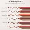 RMS Beauty Go Nude Lip Pencil  8-Hour Long-Wear & Water-Resistant Lip Liner  Nourishing Creamy Formula with Built-In Lip Brush and Sharpener  Prec