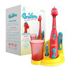 Brusheez Kids Electric Toothbrush Set - Safe & Effective for Ages 3+ - Parent Tested & Approved with Gentle Bristles, 2 Brush Heads, Rinse Cup, 2-Mi
