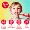 Brusheez Kids Electric Toothbrush Set - Safe & Effective for Ages 3+ - Parent Tested & Approved with Gentle Bristles, 2 Brush Heads, Rinse Cup, 2-Mi