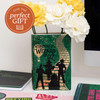 Steel Mill & Co Original Large Book-Shaped Decorative Vase, Ceramic Vases for Home Decor, Cute Bookshelf Decor, Unique Vase for Book Lovers, The Wond