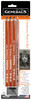 GENERAL'S Charcoal Drawing Set, White/Black, Set of 4 Pencils and 1 Eraser - 321742