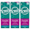 Tom's of Maine Fluoride-Free Antiplaque & Whitening Natural Toothpaste, Peppermint, 4.2 oz. 3-Pack (Packaging May Vary)