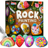 JOYIN Rock Painting Kit for Kids, Arts and Crafts for Girls & Boys Ages 6-12, DIY Supplies for Painting Rocks, Easter Craft Kits Art Set, Toddler Bir