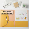 Mr. Pen Cute Multicolor Paper Folders with Pockets, 5 Pack, 2 Pocket, A4 Size, Contemporary Style