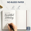 Mr. Pen- Dotted Journal Notebook, A5 Medium Size (5.7"x8.4"), 160 Pages (80 Sheets), Fabric Hardcover, 100 GSM Thick Paper, Bullet Dotted Journal for
