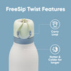 Owala FreeSip Twist Insulated Stainless Steel Water Bottle with Straw