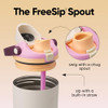 Owala FreeSip Sway Insulated Stainless Steel Water Bottle with Two-Way Spout, Built-In Straw and Bucket Handle, Made for Travel, School, and Sports,