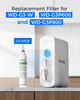 Waterdrop G3-N3CB Filter, Replacement for Waterdrop G3-W & G3P600 & G3P800 Reverse Osmosis System, 12-month Lifetime