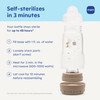 MAM 9oz Easy Start Anti-Colic Wide Neck Vented Baby Bottle, Medium Flow Breastfeeding-Like Nipple, Reduces Colic Gas & Reflux, Easy to Clean, BPA Fre