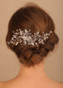 Denifery Bridal Hair Comb in Silver Alloy and Crystal Hair Piece for Wedding Hair Accessories for Women and Girls