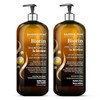 MAJESTIC PURE Biotin Shampoo and Conditioner Set with DHT Blocker Complex - Hydrating, Nourishing & Supporting Healthy Hair, Sulfate Free, for Men &