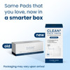 Clean Skin Club Clean² Pads 2.0 [NEW & Improved Edges] Guaranteed Not to Shed & Tear, Unique Triple Layers, Textured Side & Ultra Soft Side, Organic
