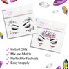 wet n wild Fantasy Makers Gem Face Mask, Face Crystals, Face Jewels, Face Gems, Face Gems, Rhinestone For Party, Fave, Festival, Dress Up, Temporary