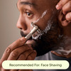 Leaf Thorn Razor by Leaf Shave, All-Metal Single Blade Razor for Men and Women, Fixed Head with Magnetic Load Assist, Includes 5 Stainless Steel Blad