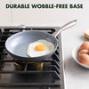 GreenPan Lima Hard Anodized 8" Frying Pan Skillet Nonstick, Ceramic Nonstick, PFAS-Free Nontoxic Pots and Pans, Oven & Broiler Safe, Stainless Steel