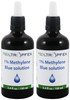 2X Methylene Blue 1% Solution | 2X 3.4 Fl Oz - 2X 100 ml | Ultra High Purity | Pharma Grade Ingredients - Third-Party Tested | Formaldehyde Free | Se