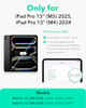 ESR Paper-Feel Magnetic Screen Protector for iPad Pro 13 Inch (M5/M4) 2025/2024, Write and Draw Like on Paper, Detachable and Reusable, Compatible wi