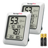 TempPro TP50 2 Pieces Digital Hygrometer Indoor Thermometer Room Thermometer and Humidity Gauge with Temperature Humidity Monitor(Previously ThermoPr