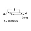 NT Cutter 30-Degree Blades for Art Knife and Circle Cutter, 40-Blade/Pack, 1 Pack (BDC-200P)