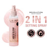 Makeup Revolution Fix & Glow Fixing Spray, Illuminating & Hydrating, Vegan & Cruelty-Free, 3.38 Fl Oz